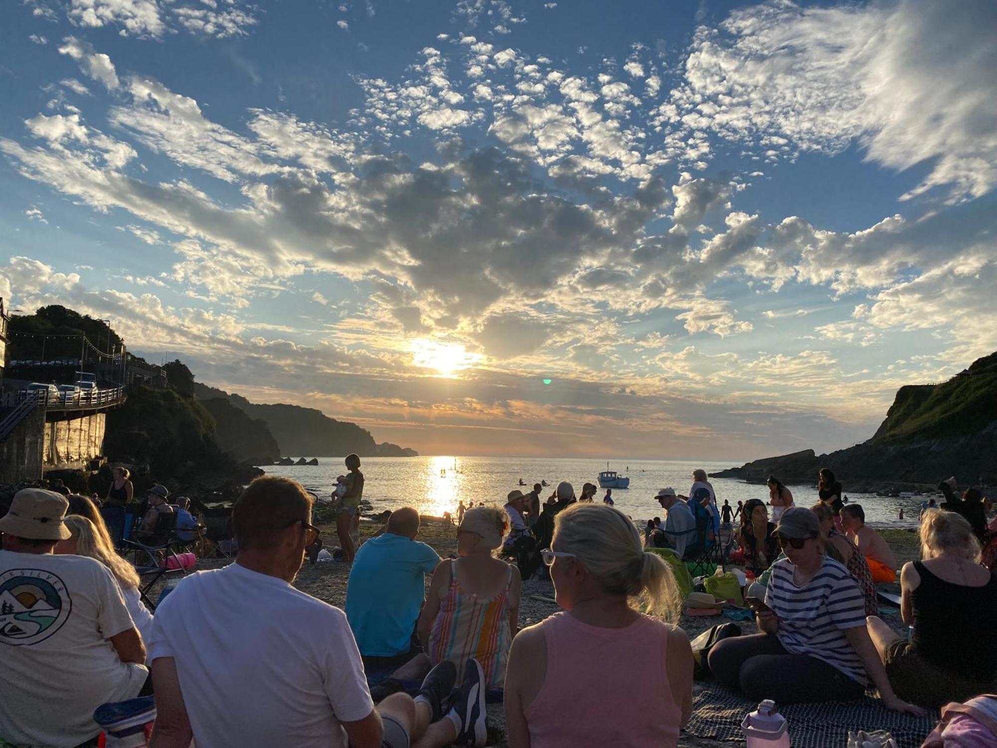 Channel Vista Guest House Combe Martin Buitenkant foto